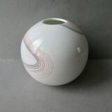 Opaline ball vase, 80s