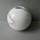 Vase boule en opaline années 80