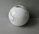 Vase boule en opaline années 80