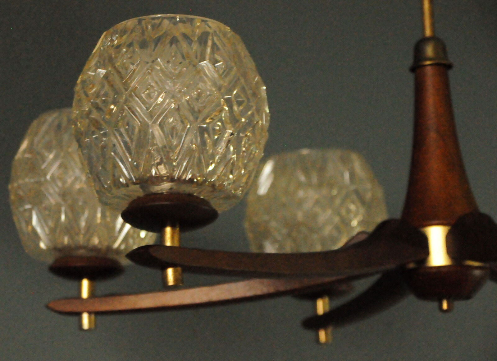 Danish six-armed chandelier from the first half of the nineteenth century of the twentieth century