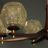 Danish six-armed chandelier from the first half of the nineteenth century of the twentieth century