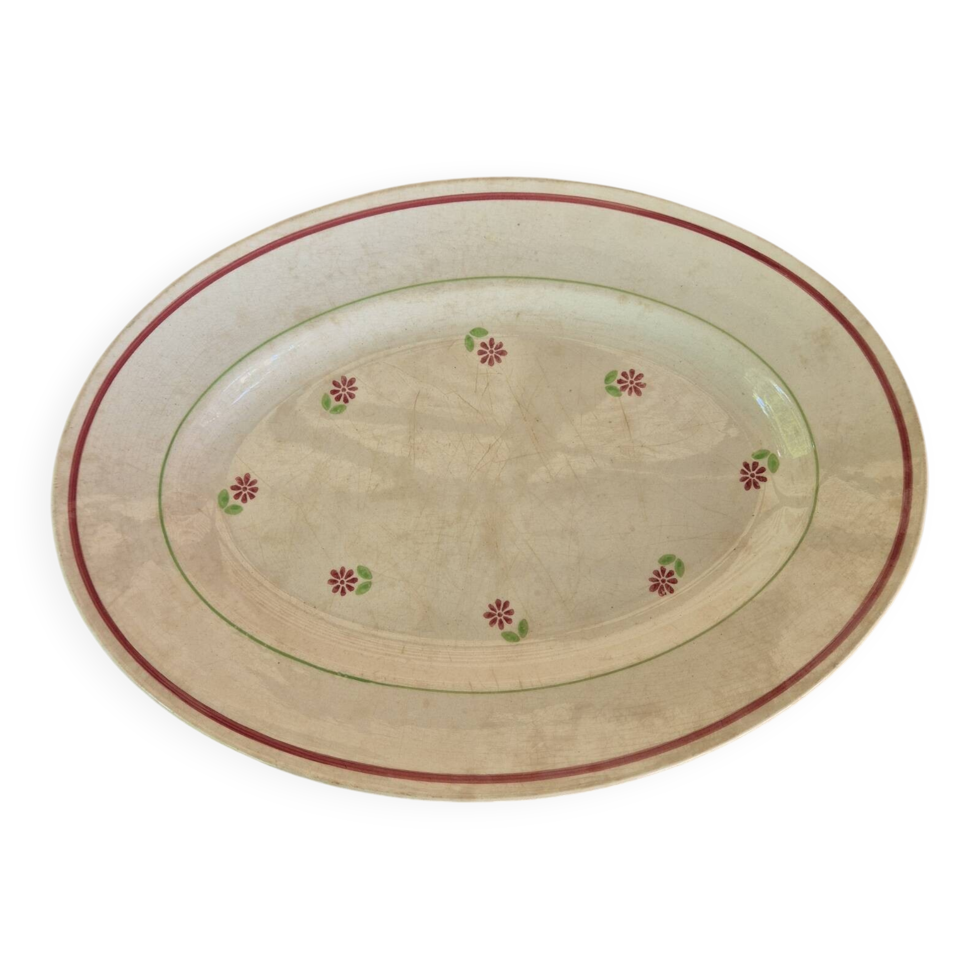 Gien Christiane oval serving dish