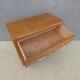 commode vintage en bois pieds compas
