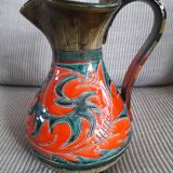 Vintage pitcher signed in Italian ceramic