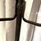 Antique Coat Rack Welded Forged Steel Folk Art Rustic Vintage Industrial