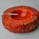 Red alabaster ashtray by Romano Bianchi, Italy, 1970