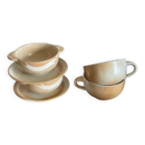 Stoneware breakfast service