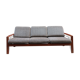 Scandinavian sofa from the 60s teak and fabric