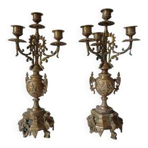 Paire de chandeliers
