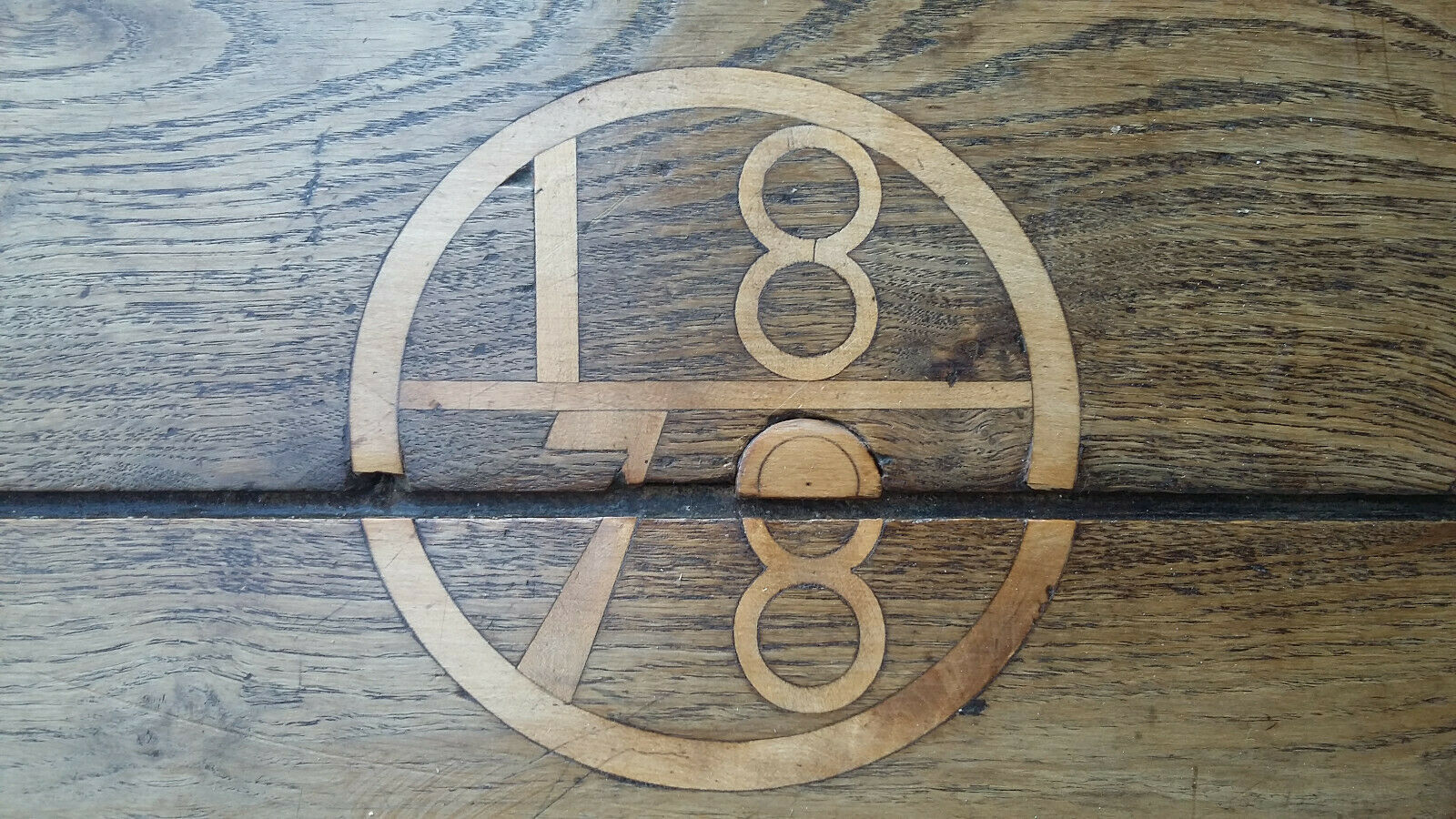 Louis XV oak table 1878