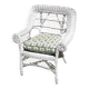 Vintage rattan kids garden armchair