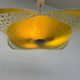 Mid-century design glass pendant by Napako, Czechoslovakia, 1970s.