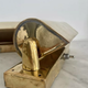 Pair of vintage swivel wall lamps, solid brass, France 1940