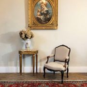 Fauteuil à la reine, style Louis XV, XIXème siècle