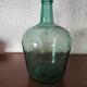 Dame Jeanne Viresa on the bottle neck in Green bubble glass 5 L