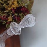 Glass carafe or vial with wave cap