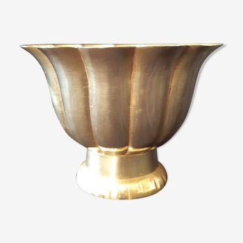 Brass pot cover