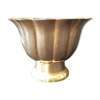 Brass pot cover