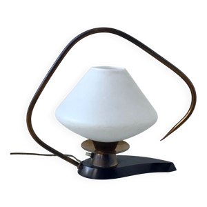 lampe de table en opaline - 1950