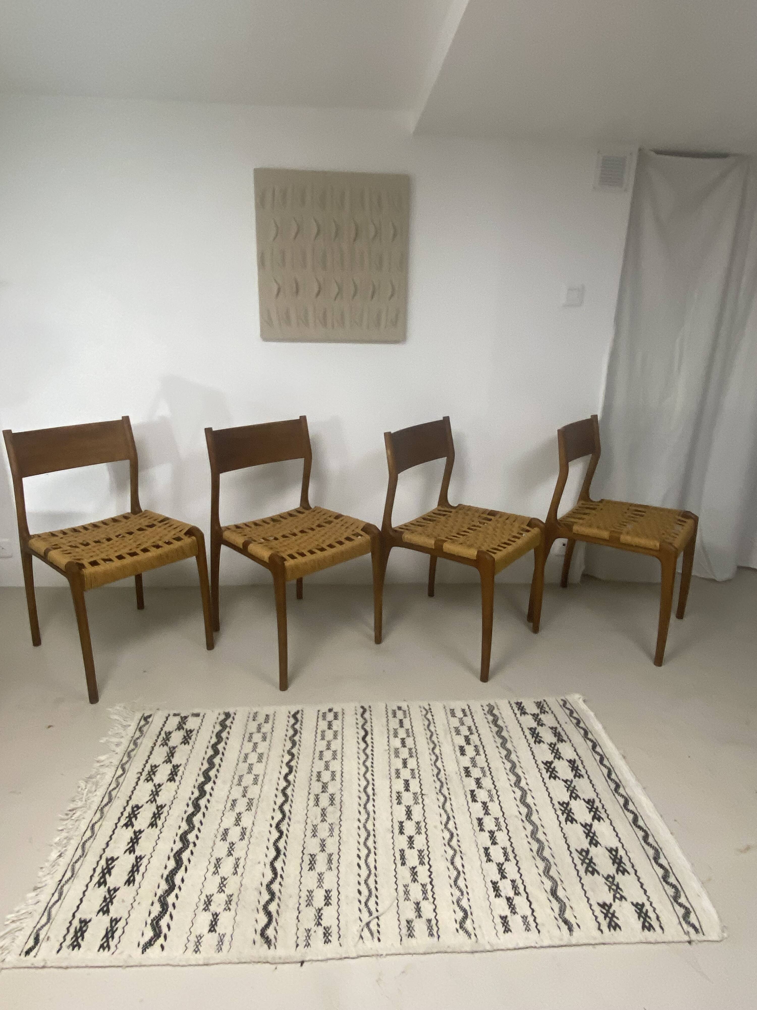 Set of 4 Havana chairs – Gessef, Consorzio Sedie Friuli.
