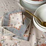 Vintage tablecloth and matching napkins