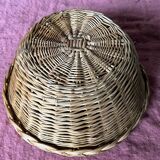 Old round bread basket