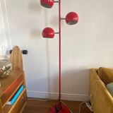 Red floor lamp