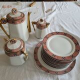 Service à gateaux : Assiettes Chabrol Poirier Limoges