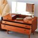 Vintage teak hairdresser Avalon – mid-century Scandinavian design