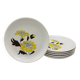 6 Dessert plates, Sovirel, dating from the 70s.
