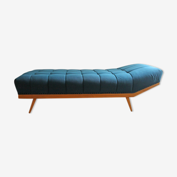 Banquette style lit de jour années 50 pieds compas