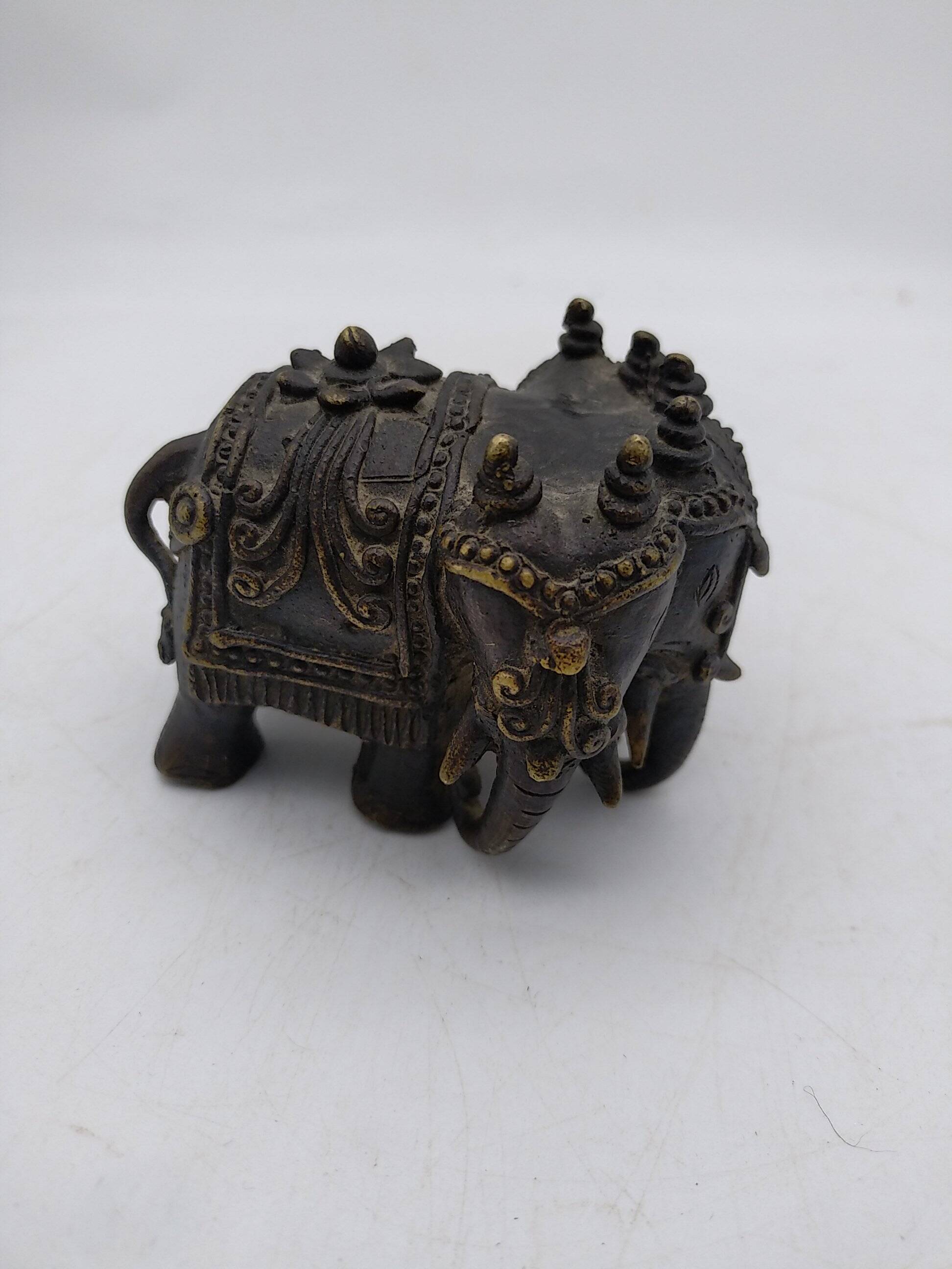 Airavata elephant in bronze. 19th century India.