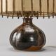 lampe de table en grès emaillé, france circa 1960
