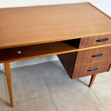 Vintage Scandinavian teak desk, year 60