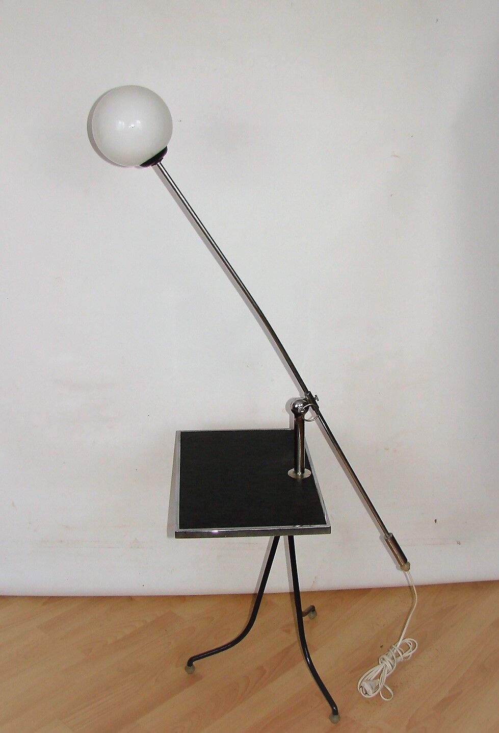 Floor lamp with table, 1960