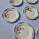 Set of 8 Flat Plates Barfleur Model Sarreguemines Manufacture