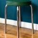 Industrial metal stool