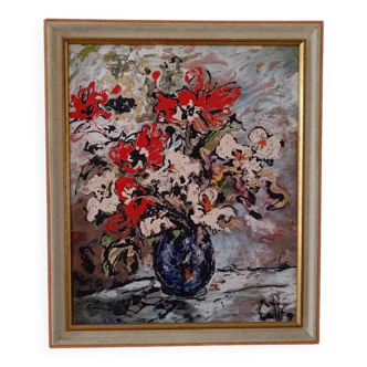 tableau bouquet de fleurs