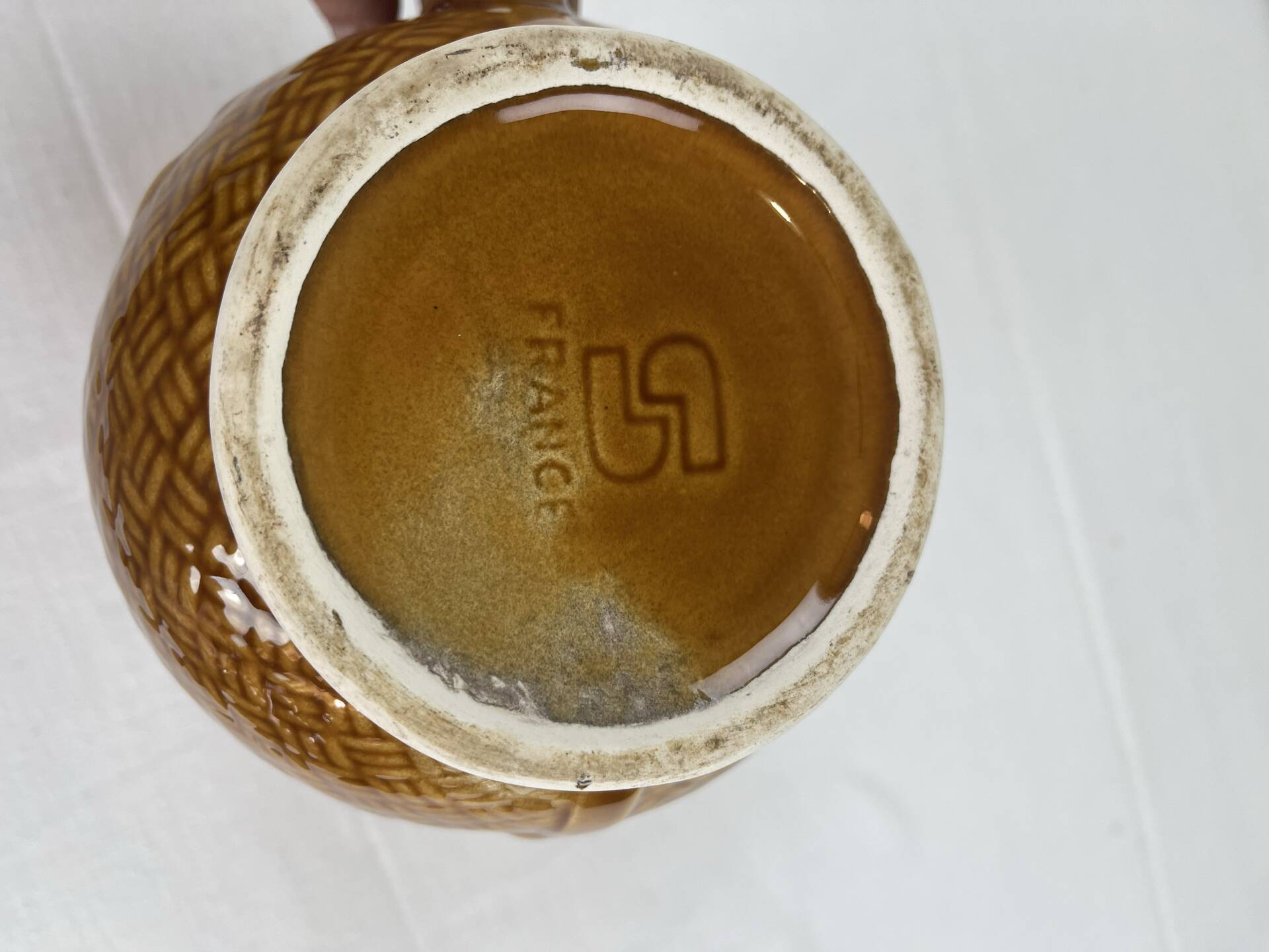 Old Sarreguemines pitcher