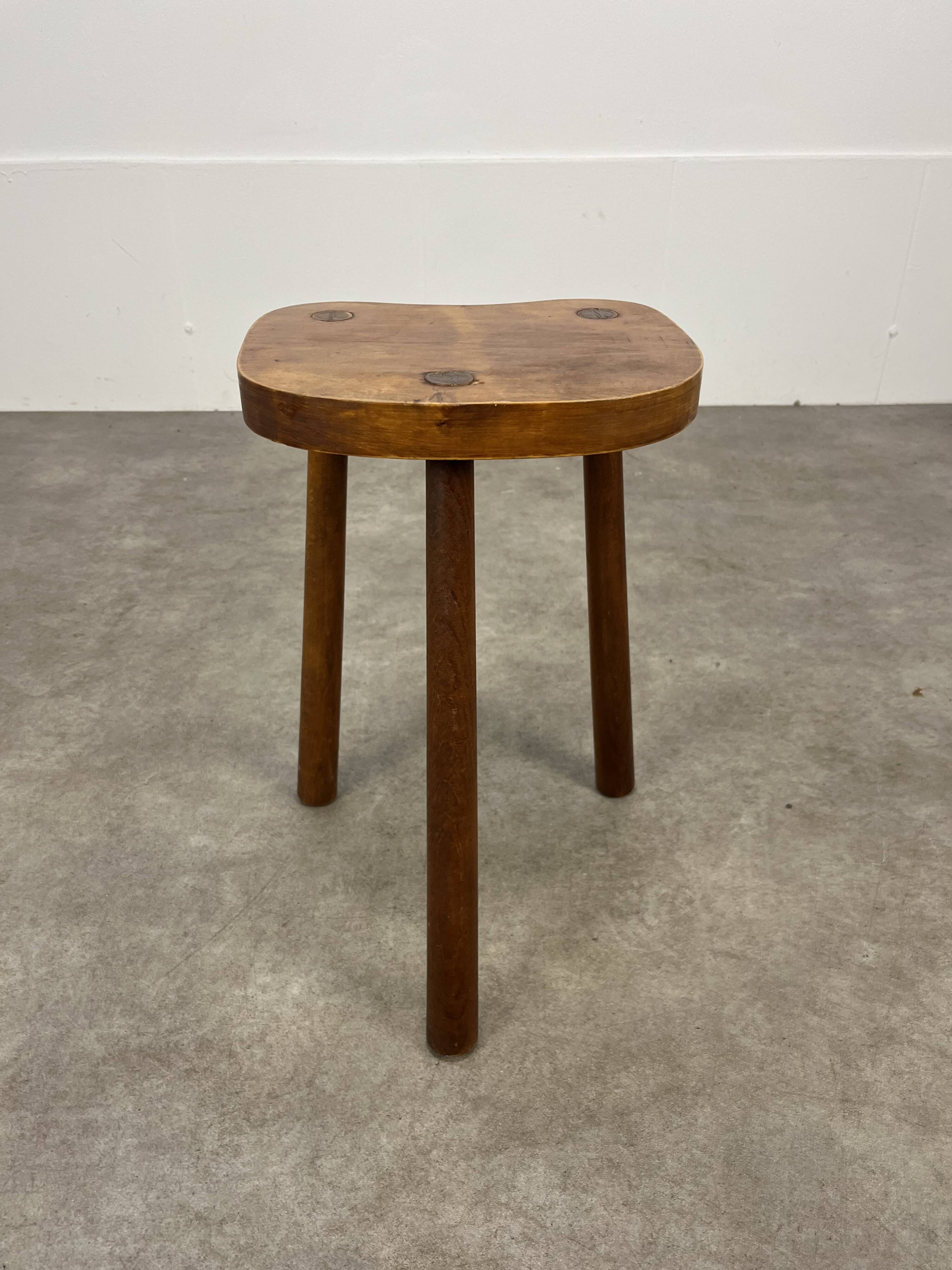 Brutalist Tripod Stool, Firm