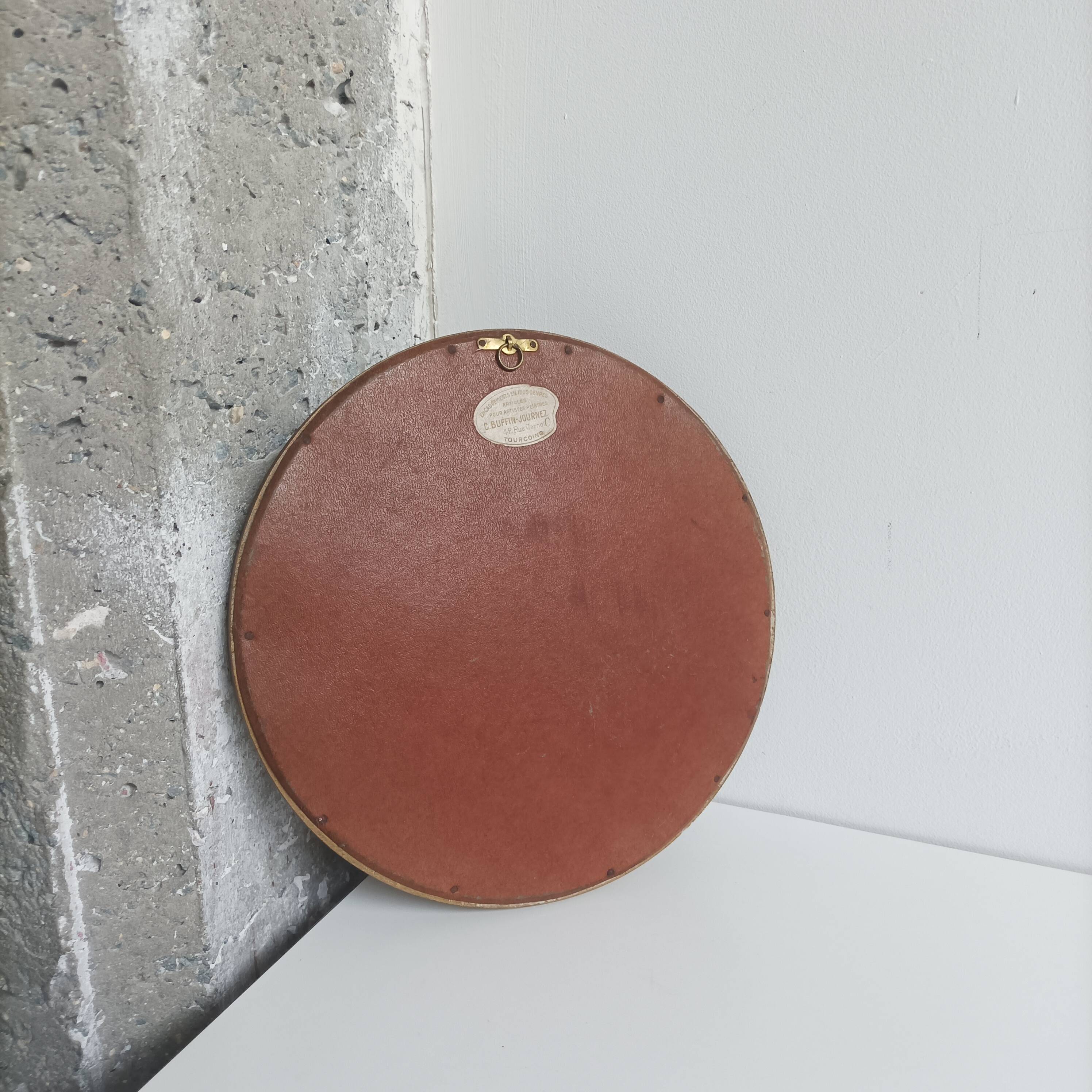 Small signed marine landscape painting