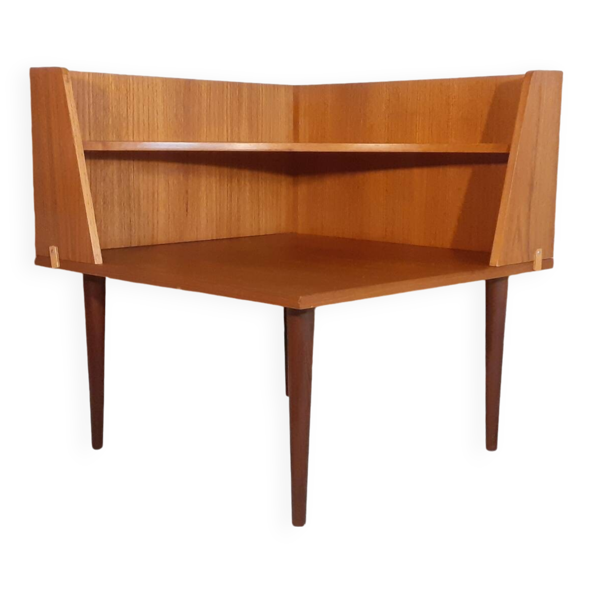 Teak corner table for Norwegian Svane Combina set, 1960s