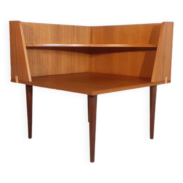 Teak corner table for Norwegian Svane Combina set, 1960s