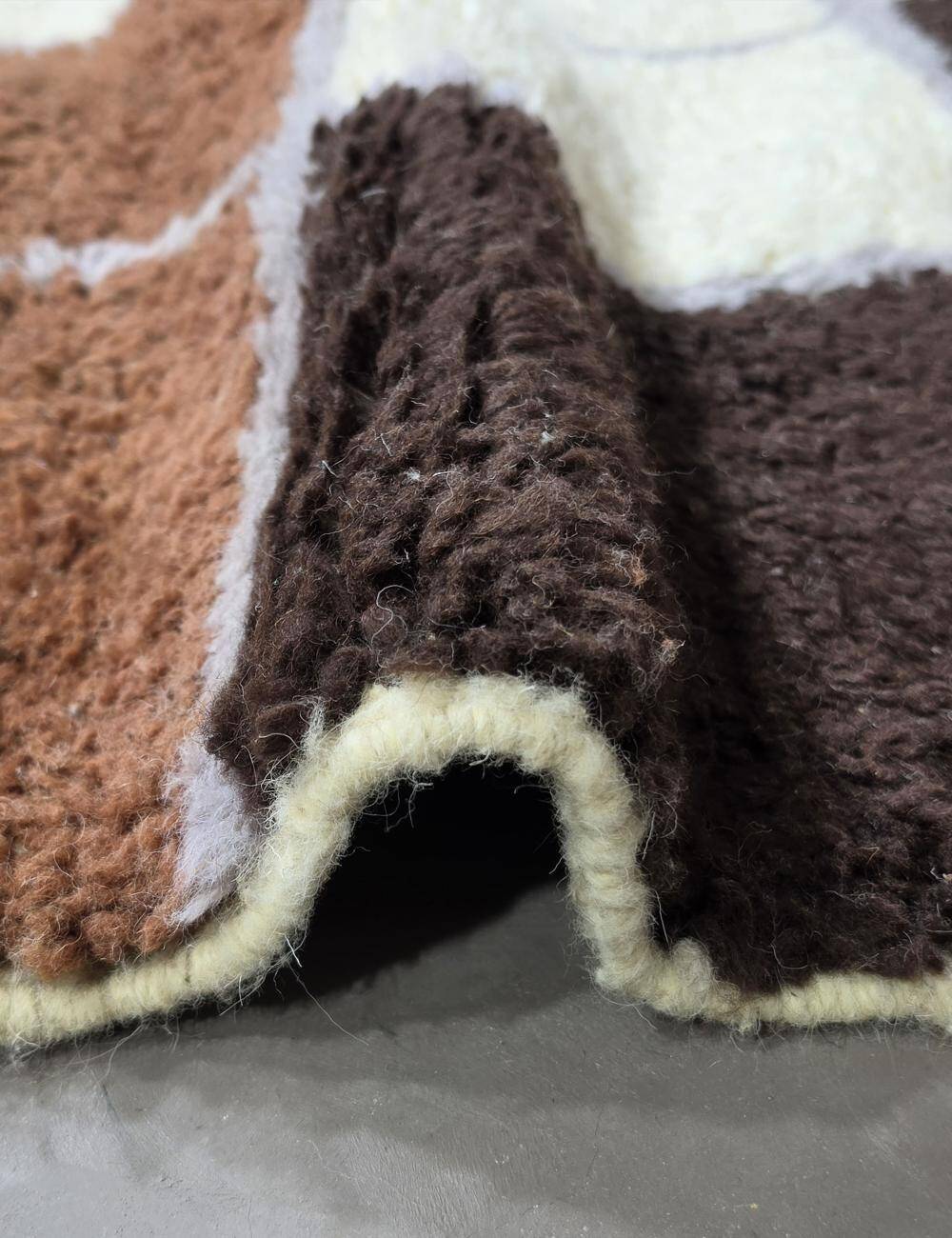 Moroccan Checkerboard Rug - 300 x 259 cm
