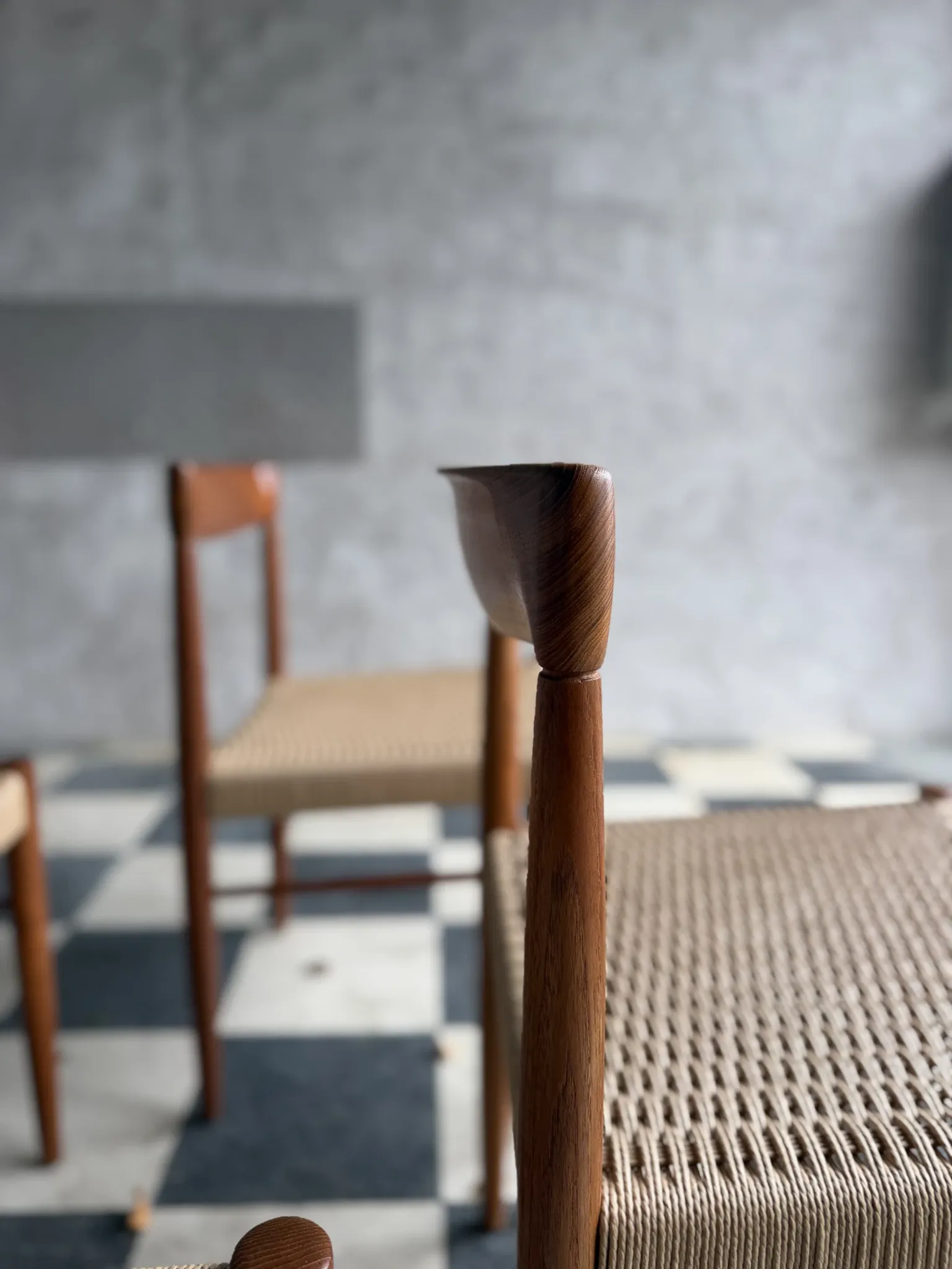 Set of 10 chairs by Henry Walter Klein