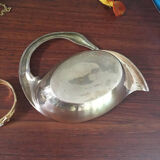 Vide-poche statuette en laiton vintage