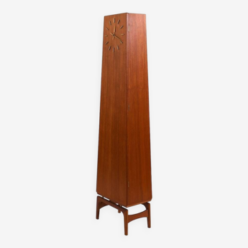 Arne Hovmand-Olsen Grandfather Clock 1965 in Teak