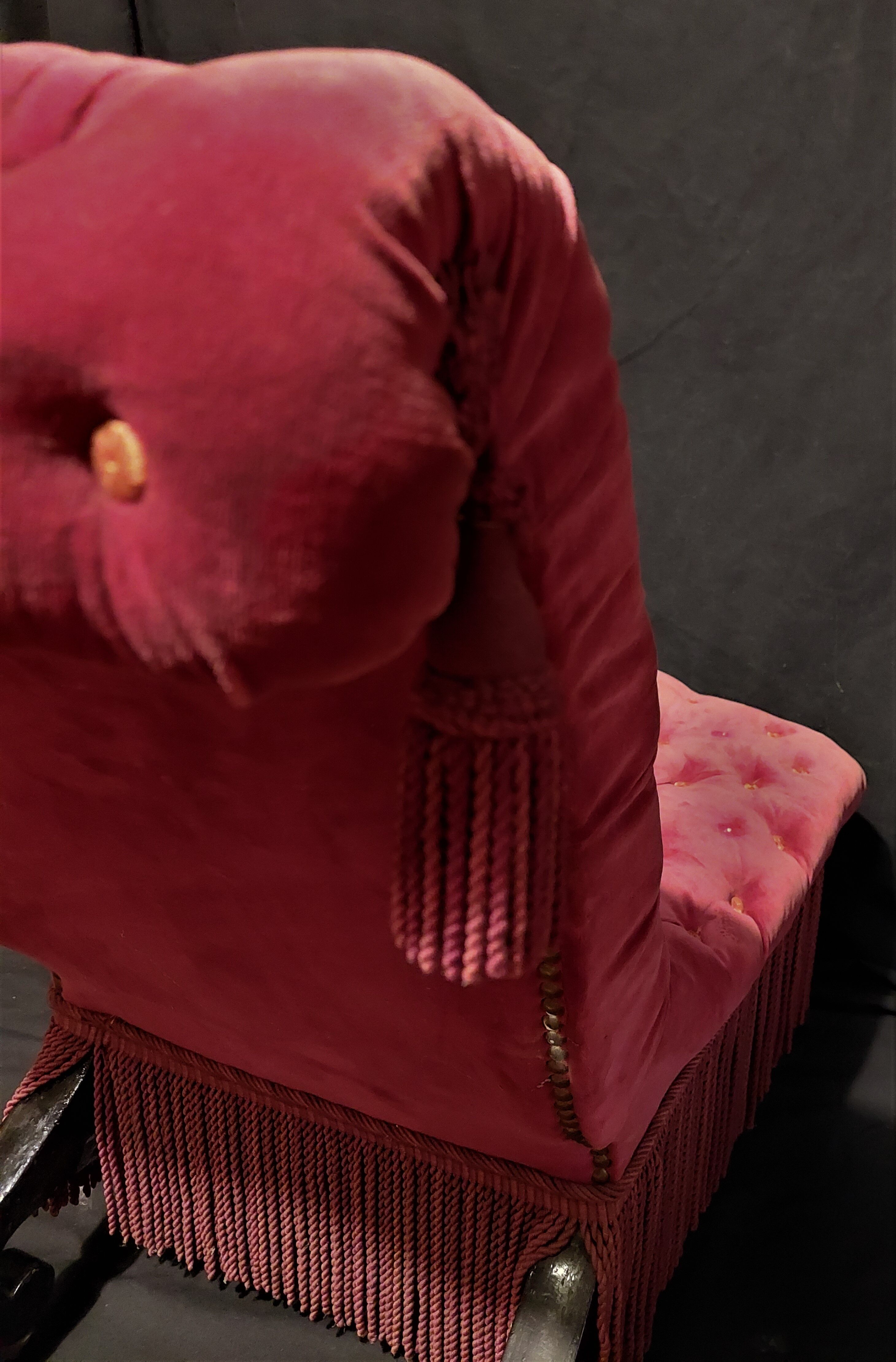 Upholstered armchair Napoleon III