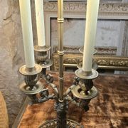 Lampe bouillotte en bronze de style empire, début XXe