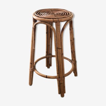 Tabouret en rotin